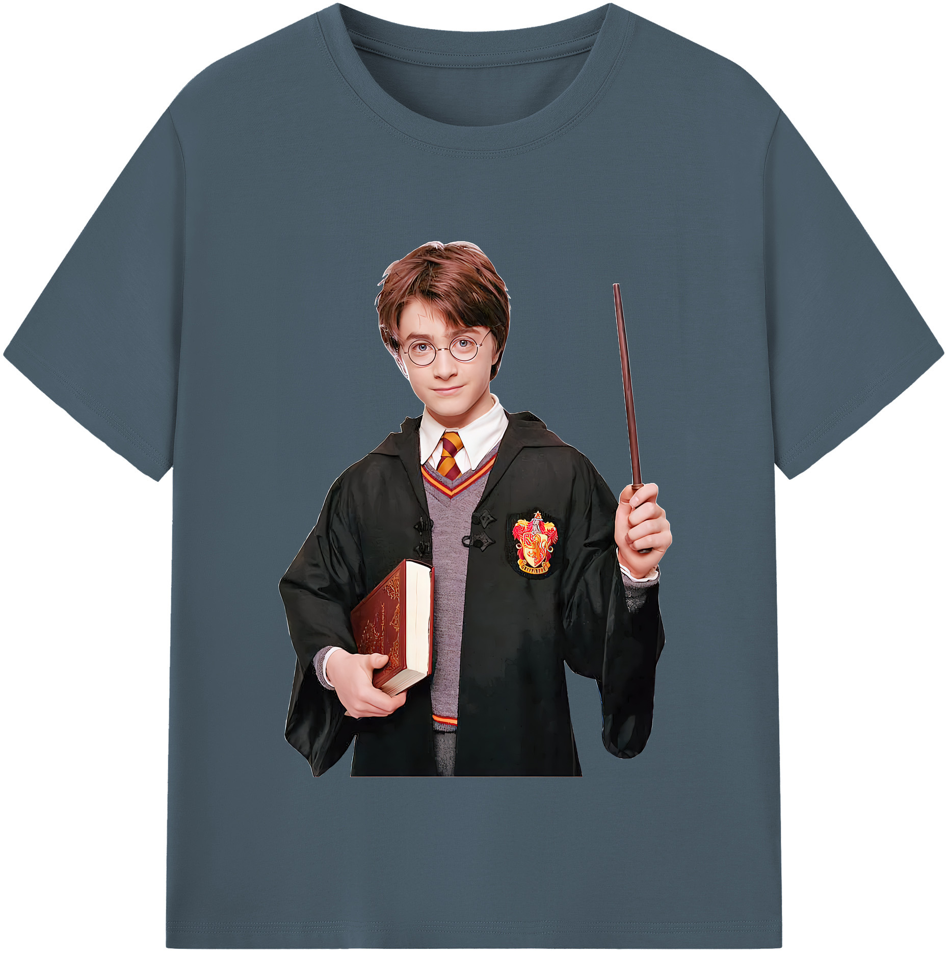 （画像用） Harry Potter ハリー・ポッターシリーズ 綿100％半袖Tシャツ（フロントプリント）